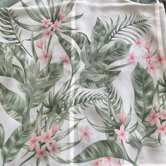 Papaya Tropical Print Green, Pink & White Floral Women's Tank size M - Picture 7 of 7